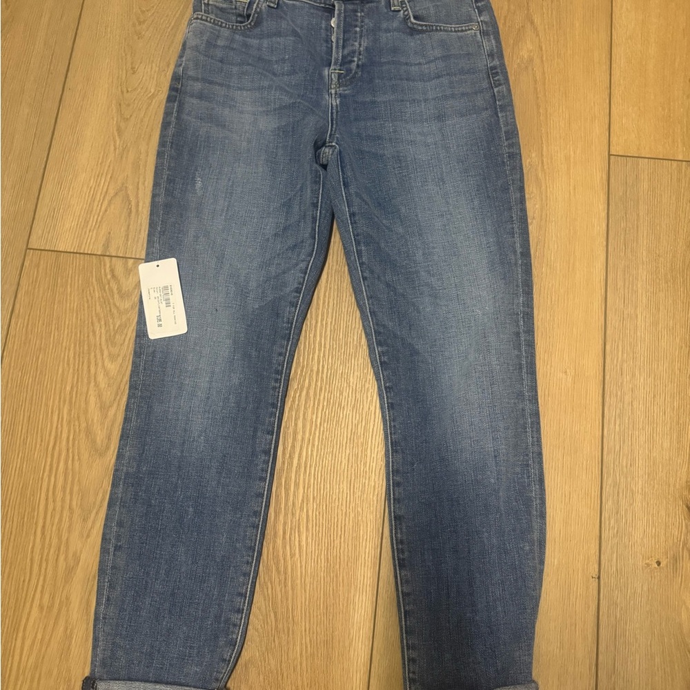 7 For All Mankind Light Blue Ankle Jeans